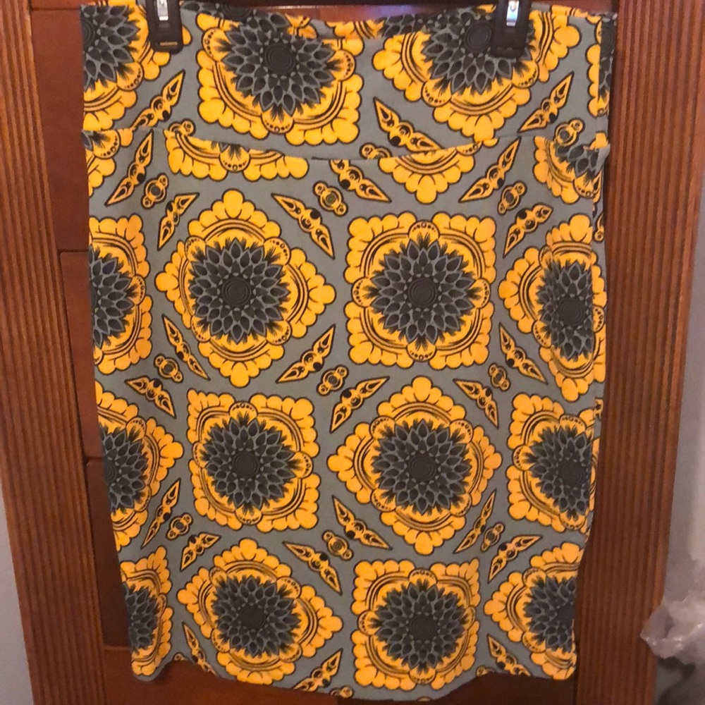 Cool printed LulaRoe skirt!!😄